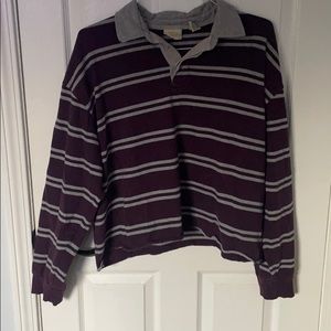 long sleeve polo shirt